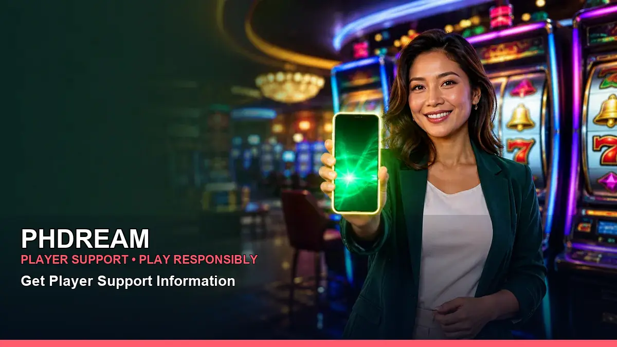 Adult Philippine woman presenting a vivid casino-themed scene for Egypt Book of Mystery