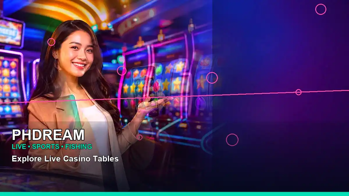 A lively PHDREAM party slot-games scene presented in a left-aligned layout for Philippine players.