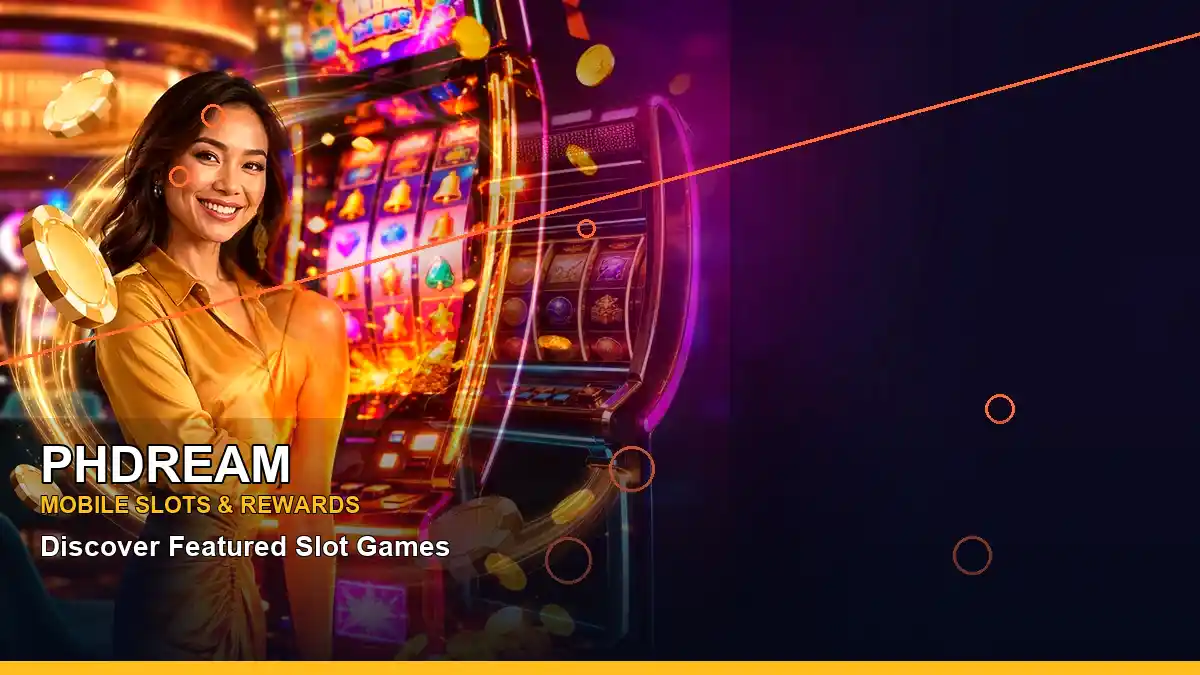 PHDREAM casino reels and bonus games displayed in a mobile-friendly gaming layout