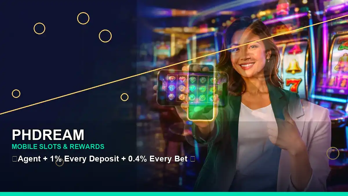 PHDREAM fruit slot games information for Philippine players with a right-framed VIP rewards display
