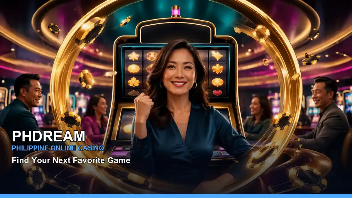 PHDREAM cashback rewards presented in an energetic casino layout for Philippine players; current rates and eligibility follow the latest promotion terms